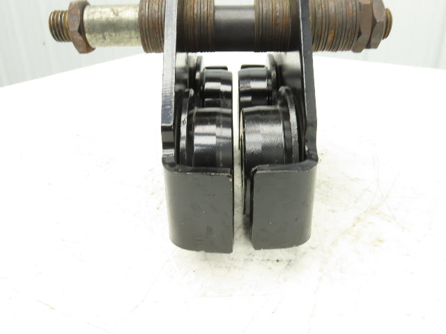 CM Series 633  2-Ton Plain Manual Push Trolley 3-5/8"- 8" Beam 4000Lb -No Hanger
