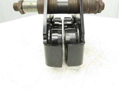 CM Series 633  2-Ton Plain Manual Push Trolley 3-5/8"- 8" Beam 4000Lb -No Hanger