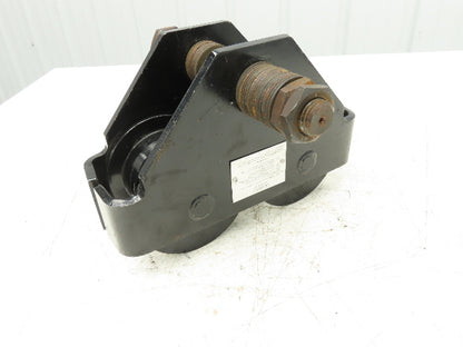 CM Series 633  2-Ton Plain Manual Push Trolley 3-5/8"- 8" Beam 4000Lb -No Hanger