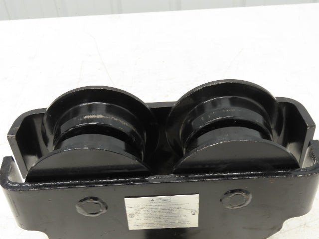 CM Series 633  2-Ton Plain Manual Push Trolley 3-5/8"- 8" Beam 4000Lb -No Hanger