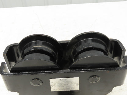 CM Series 633  2-Ton Plain Manual Push Trolley 3-5/8"- 8" Beam 4000Lb -No Hanger