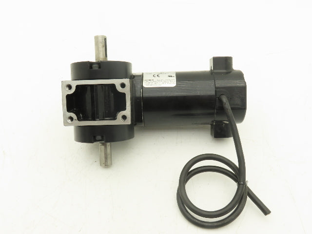 Bodine 24A4BEPM-3F/H DC Gearmotor 90-130VDC 5:1 Reducer 345/500 RPM Dual Shaft