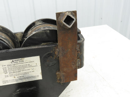 CM Series 633  3-Ton Plain Type Manual Push Trolley 4"-8" Beam 6000Lb