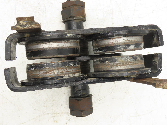 CM Series 633  3-Ton Plain Type Manual Push Trolley 4"-8" Beam 6000Lb