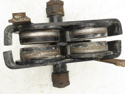 CM Series 633  3-Ton Plain Type Manual Push Trolley 4"-8" Beam 6000Lb