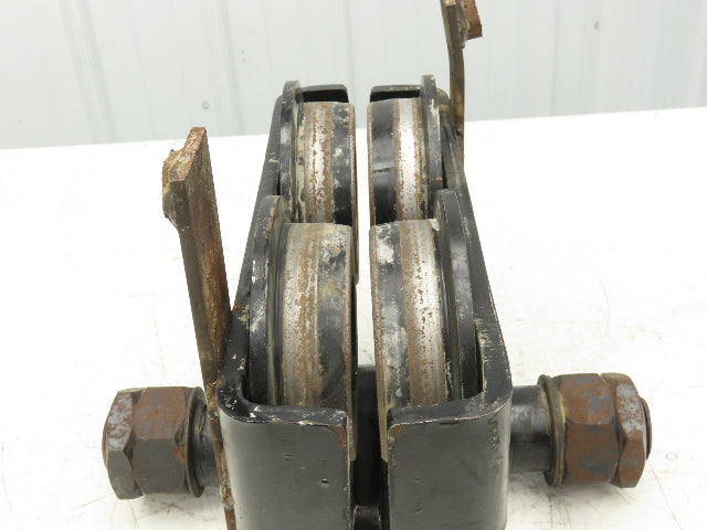 CM Series 633  3-Ton Plain Type Manual Push Trolley 4"-8" Beam 6000Lb