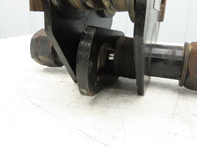 CM Series 633  3-Ton Plain Type Manual Push Trolley 4"-8" Beam 6000Lb