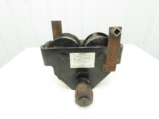 CM Series 633  3-Ton Plain Type Manual Push Trolley 4"-8" Beam 6000Lb