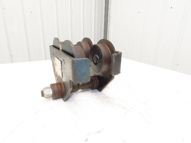 CM 1 Ton Plain Type Manual Push Trolley 3"-6" Beam 2000Lb  -No Hanger Bracket