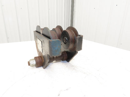 CM 1 Ton Plain Type Manual Push Trolley 3"-6" Beam 2000Lb  -No Hanger Bracket