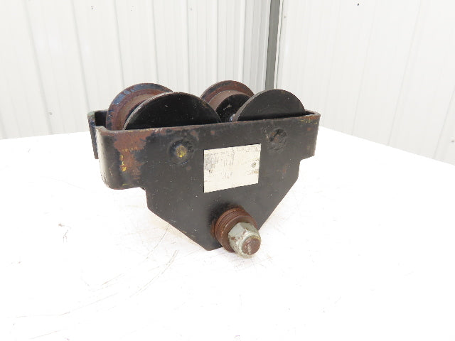 CM 1 Ton Plain Type Manual Push Trolley 3"-6" Beam 2000Lb  -No Hanger Bracket