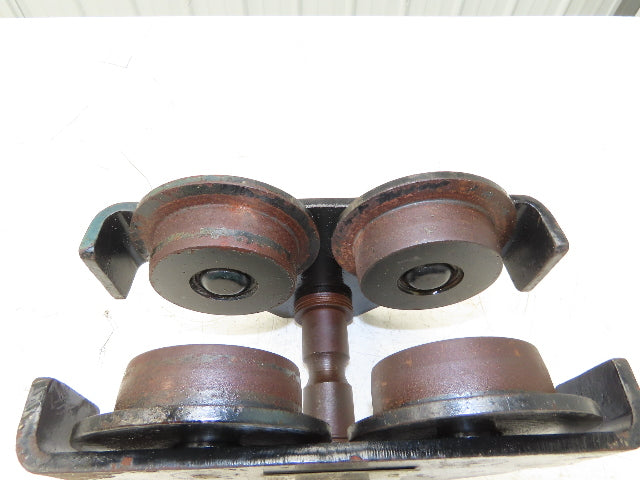 CM 1 Ton Plain Type Manual Push Trolley 3"-6" Beam 2000Lb  -No Hanger Bracket