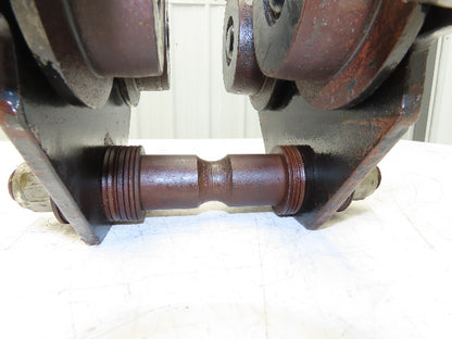 CM 1 Ton Plain Type Manual Push Trolley 3"-6" Beam 2000Lb  -No Hanger Bracket