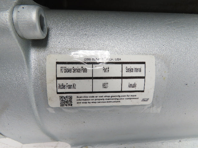 Gast R7100A-3 Regenair Regenerative Vacuum Blower 420cfm 10Hp 230/460V 3PH