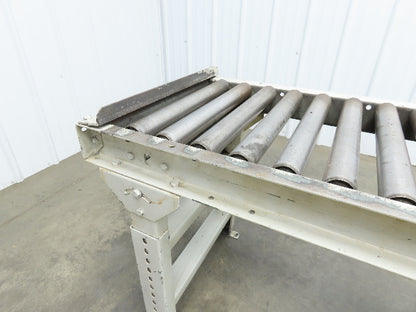 Hytrol 20"x 60"L Gravity Roller Conveyor 17"BF 1.9"Roller 27.5"-40" Adj Height