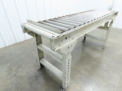 Hytrol 20"x 60"L Gravity Roller Conveyor 17"BF 1.9"Roller 27.5"-40" Adj Height