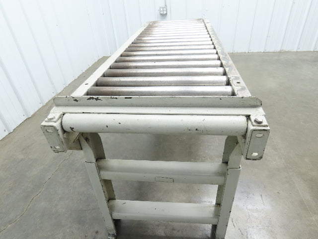 Hytrol 20"x 60"L Gravity Roller Conveyor 17"BF 1.9"Roller 27.5"-40" Adj Height