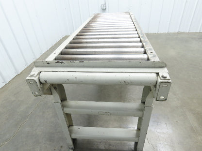 Hytrol 20"x 60"L Gravity Roller Conveyor 17"BF 1.9"Roller 27.5"-40" Adj Height