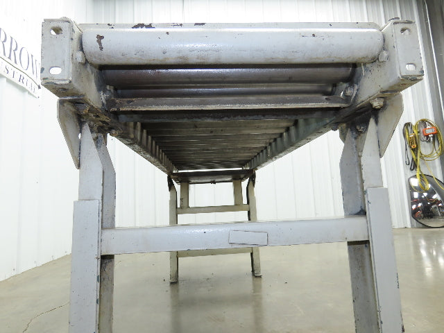 Hytrol 20"x 60"L Gravity Roller Conveyor 17"BF 1.9"Roller 27.5"-40" Adj Height