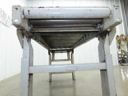 Hytrol 20"x 60"L Gravity Roller Conveyor 17"BF 1.9"Roller 27.5"-40" Adj Height