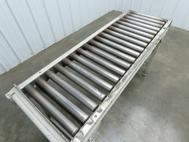 Hytrol 20"x 60"L Gravity Roller Conveyor 17"BF 1.9"Roller 27.5"-40" Adj Height