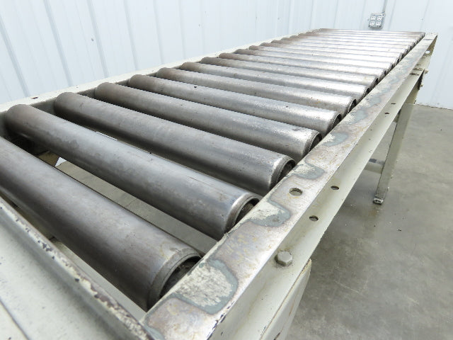 Hytrol 20"x 60"L Gravity Roller Conveyor 17"BF 1.9"Roller 27.5"-40" Adj Height