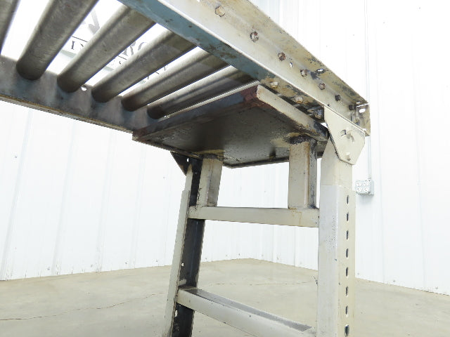 Hytrol 20"x 60"L Gravity Roller Conveyor 17"BF 1.9"Roller 27.5"-40" Adj Height