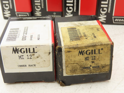 McGill MI 12 Inner Race/ Needle Roller Bearing .750" Bore x .9993" OD Lot of 13