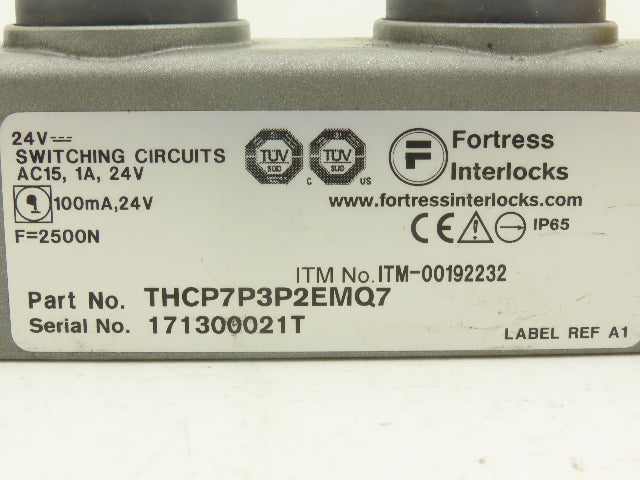 Fortress Interlocks Pushbutton Station Illuminated White Green Yellow E-Stop