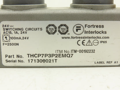 Fortress Interlocks Pushbutton Station Illuminated White Green Yellow E-Stop