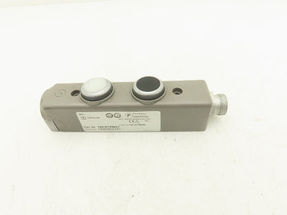 Fortress Interlocks THCP7PBQ7 2-Pushbutton Station Black & Illuminated White 24V