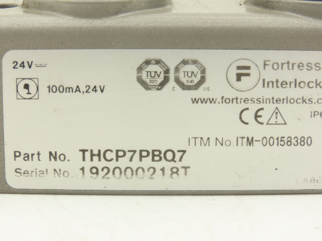 Fortress Interlocks THCP7PBQ7 2-Pushbutton Station Black & Illuminated White 24V