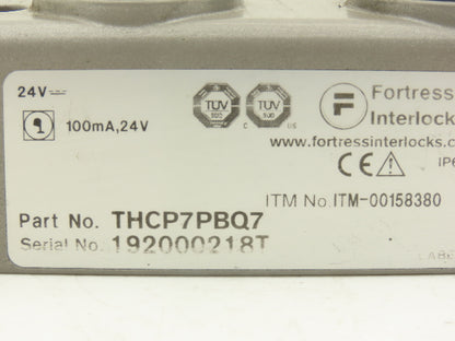Fortress Interlocks THCP7PBQ7 2-Pushbutton Station Black & Illuminated White 24V