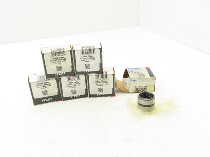 Koyo HJ-122016.2RS Needle Roller Bearing 3/4" Bore 1.25" OD 1" Width Lot of 6