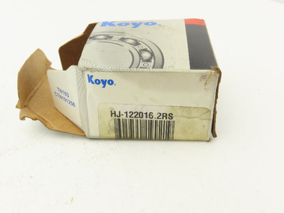 Koyo HJ-122016.2RS Needle Roller Bearing 3/4" Bore 1.25" OD 1" Width Lot of 6