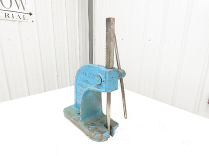 Dake Model No 0 Bench Top Arbor Press 1-1/2 Ton 4.5" Throat 7.75" Stroke
