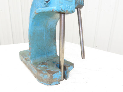 Dake Model No 0 Bench Top Arbor Press 1-1/2 Ton 4.5" Throat 7.75" Stroke