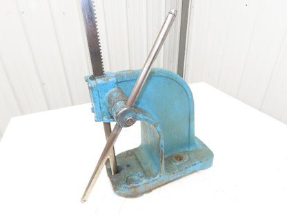 Dake Model No 0 Bench Top Arbor Press 1-1/2 Ton 4.5" Throat 7.75" Stroke