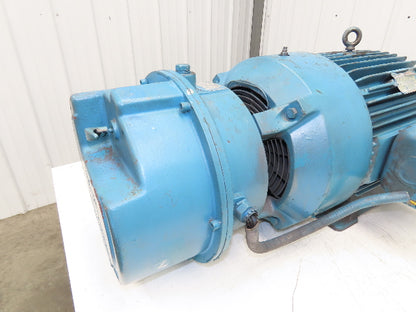 Reliance Duty Master AC Motor 40Hp 1770 RPM 230/460V 3PH 324T w/Stearns Brake