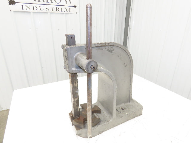 Dake Model No 1 Bench Top Arbor Press 3 Ton 7" Throat 11.5" Stroke