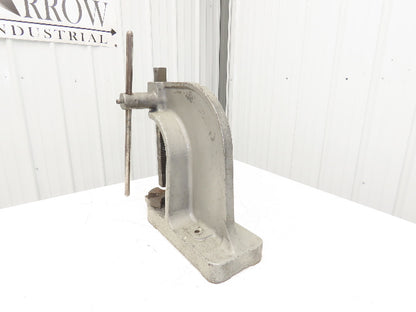 Dake Model No 1 Bench Top Arbor Press 3 Ton 7" Throat 11.5" Stroke