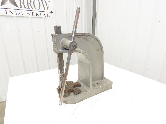 Dake Model No 1 Bench Top Arbor Press 3 Ton 7" Throat 11.5" Stroke