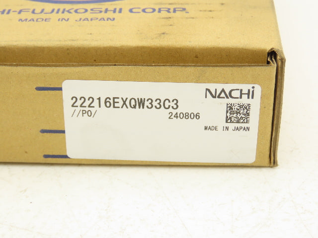 Nachi 22216EXQW33C3 Spherical Roller Bearing 80mm ID x 140mm OD x 33mm Width