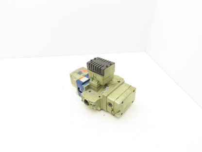 Ross Controls 3573A6152 Pneumatic Double Valve L-G Monitor 120V Solenoid