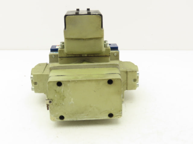 Ross Controls 3573A6152 Pneumatic Double Valve L-G Monitor 120V Solenoid