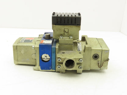 Ross Controls 3573A6152 Pneumatic Double Valve L-G Monitor 120V Solenoid