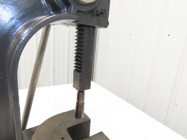 Dayton No 3 Bench Top Arbor Press 3 Ton 6" Throat 12" Stroke 3Z949J