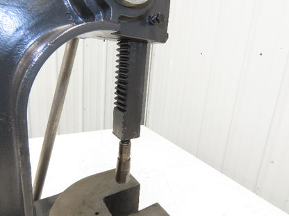 Dayton No 3 Bench Top Arbor Press 3 Ton 6" Throat 12" Stroke 3Z949J