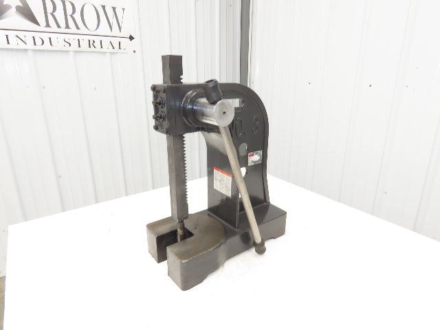 Dayton No 3 Bench Top Arbor Press 3 Ton 6" Throat 12" Stroke 3Z949J