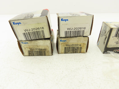 Koyo WJ-202616 Needle Roller Bearing 1.25" Bore x 1.625" OD x 1" Width Lot of 5